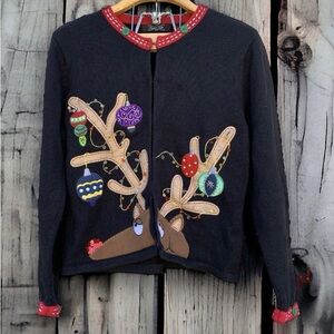 Crystal Kobe Cardigan Regular
Sweaters for Women Christmas Deer Sweater